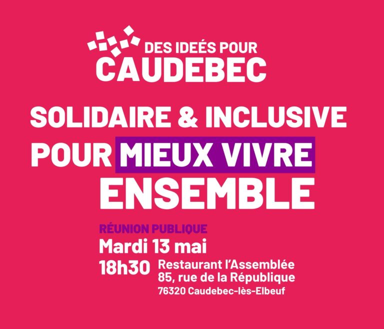 Des idées Pour Caudebec solidaire et inclusive